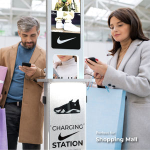 Station de recharge rapide <span class=keywords><strong>pour</strong></span> téléphone Y2 Power AXI avec écran publicitaire Android de 21,5 pouces double face, facile à changer, kiosque de recharge <span class=keywords><strong>pour</strong></span> téléphone - Product Image 4