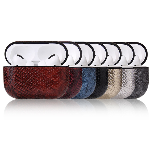 Leather Hard Full Body Shockproof Protective Cover Case for AirPods Pro 2 Gen 2022 with Keychain