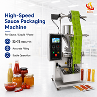 Machine d'emballage automatique haute vitesse pour sachets de pâte, remplissage précis pour sauce chili, ketchup, miel, crème cosmétique