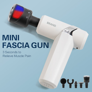 2024 nuevo producto Mini pistola de masaje caliente compresa fría calefacción tejido profundo vibrador profesional portátil pistola de masaje muscular corporal