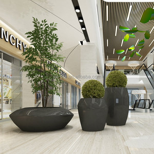 Nouvelle conception moderne de pot de fleurs <span class=keywords><strong>en</strong></span> fibre de verre, revêtement PE, couleur personnalisée, <span class=keywords><strong>caisse</strong></span> <span class=keywords><strong>en</strong></span> <span class=keywords><strong>bois</strong></span>, <span class=keywords><strong>jardin</strong></span> extérieur, durable - Product Image 3