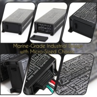 Amplificateur micro marin compact haute puissance 4 canaux RMS 120W |   Amplificateur multicanal à circuit imprimé double couche classe D