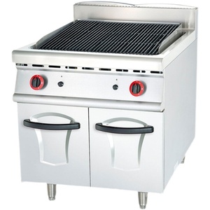 Parrilla de Barbacoa Comercial de Acero Inoxidable con Calentamiento a <span class=keywords><strong>Gas</strong></span> <span class=keywords><strong>y</strong></span> <span class=keywords><strong>Piedra</strong></span> Volcánica, Equipo de Cocina para Restaurantes, Barbacoa Portátil - Product Image 1
