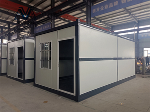 Contenedor Móvil Plegable Tipo Sala <span class=keywords><strong>con</strong></span> Panel Sándwich Reforzado y <span class=keywords><strong>Puerta</strong></span> Enrollable <span class=keywords><strong>Automática</strong></span> Residencial Contemporánea - Product Image 4