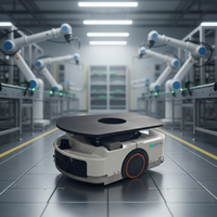 Robot AGV Industriel 4.0 de 400 kg à commande à distance et automatique pour un flux de matériaux flexible