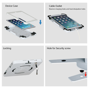 Für iPad/Tablet Boden halter/Ständer mit <span class=keywords><strong>iPad2</strong></span>, 3, 4, Air, PRO 9,7 Zoll - Product Image 5