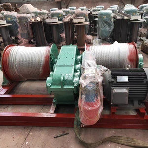 10ton 10m 50m Electric Winch 4 Times <strong>Pulley</strong> Gearbox Steel Core Components Including Pump Engine Motor Slipway for Shipyard Use - Product Image 4