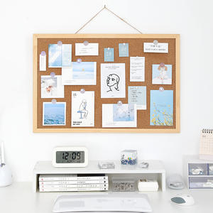 Tableau d'affichage créatif en liège imprimé de taille personnalisée suspendu pour <span class=keywords><strong>mobile</strong></span> tableau d'affichage avec cadre - Product Image 1