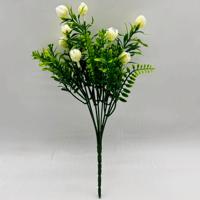 Feuilles de fougère en bambou durables de 35 cm, fleurs artificielles en PE, bouquet écologique, décoration pour mariage, nouvel an chinois, décoration de la maison