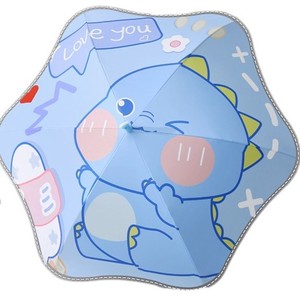 Paraguas Plegable de Tres Secciones con Protección UV para Niños, Uso Escolar - Product Image 5