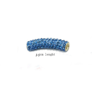 <span class=keywords><strong>Perline</strong></span> a tubo di strass pieno di alta qualità con foro <span class=keywords><strong>in</strong></span> 45*10mm di <span class=keywords><strong>perline</strong></span> rotonde di strass <span class=keywords><strong>in</strong></span> argilla polimerica pavimentano <span class=keywords><strong>perline</strong></span> a sfera da discoteca di cristallo - Product Image 5