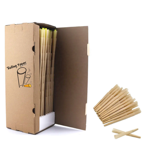 Nouveau produit : Papier à cigarettes en colle arabe naturelle et biologique, personnalisable avec LOGO, tube pré-roulé pour fumeurs. - Product Image 1