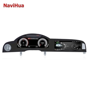 Navihua Auto Meter Gauge Android Car Radio Dual Screen for Audi A6 A6L 2005-2011 LCD Dashboard Car <b>DVD</b> <b>Player</b> Multimedia <b>Player</b> - Product Image 1