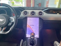Reproductor estéreo de DVD con Radio para coche Tesla Android de 14,5 pulgadas para Ford Mustang 2015-2020 con navegación GPS para coche