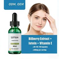 Liquide oral halal à base de marigold, de zéaxanthine et de lutéine pour les soins des yeux des adultes et les compléments vitaminiques