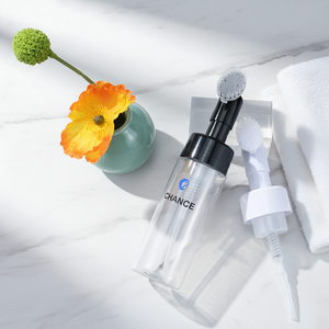 Botella de Plástico PET Vacía de 100ml, 120ml, 150ml, 200ml para Limpiador Facial, Champú, con Cepillo de Silicona y Bomba de Espuma, Marca CHANCE, Zhejiang - Product Image 4