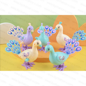 Juguete de Cuerda de Pavo Real Saltarín Clásico para Niños, Regalo Gratis para Parques de Atracciones y Zoológicos, Premio de Animales - Product Image 5