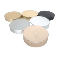 Bouchon à vis en aluminium et plastique fileté de 89 mm, anti-effraction, hermétique, personnalisable pour bocaux à large ouverture et flacons pharmaceutiques