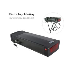 Rak Bagasi Sepeda Listrik yang Dapat Disesuaikan dengan Baterai Lithium 48V Kapasitas 20Ah untuk Sepeda dengan Daya Motor 1000W hingga 1500W - Product Image 1