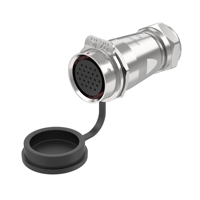 Connecteur de câble circulaire électrique étanche IP67 10A femelle SF28 à 3/4/7/10/12/16/18/20/24/26 broches, type Push-Pull