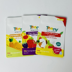 Custom Design <b>Zip</b> Lock <b>Bag</b> Cookie Nuts Kraft Paper <b>Bag</b> Food Plastic Packaging Pouches Zipper Pouch - Product Image 1