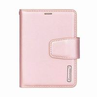 Dompet Lipat Kulit Minibook untuk iPhone Duo Fold, Penutup Ponsel Model Buku Kulit PU dengan Tempat Kartu, Dompet Multifungsi