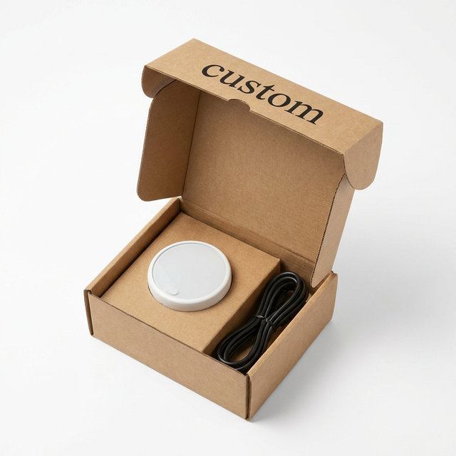 Custom Eco-Friendly Corrugated Board Shipping Mailer Box for Electronic Product Packaging with Custom Size
