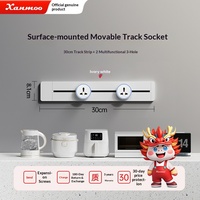 Prise de courant multifonctionnelle de style britannique, norme internationale, avec rail de distribution et ports USB