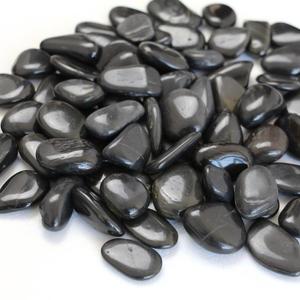 High <strong>Polished</strong> Black Pebble <strong>Stone</strong> Natural <strong>River</strong> <strong>Stone</strong> for Garden Landscape - Product Image 1