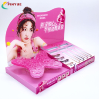 Support d'affichage en acrylique 3D personnalisé pour comptoir de table, cosmétiques, vente au détail, avec éclairage LED, écologique, pour un design polyvalent