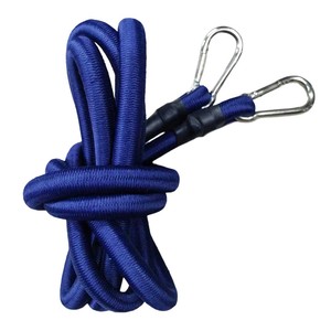 Cordes élastiques de 10 mm <span class=keywords><strong>avec</strong></span> <span class=keywords><strong>mousqueton</strong></span> métallique, en caoutchouc latex, pour le camping, le rangement de tentes, la randonnée - Product Image 3