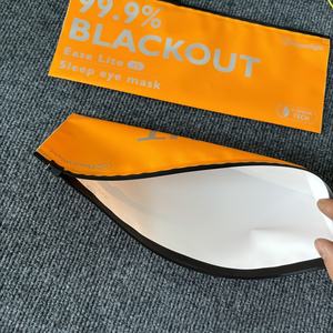 14*21cm <b>Resealable</b> Lock Seal Zipper LBPE <b>Bags</b> Side Gusset PE <b>Plastic</b> for Socks Clothing Eyeshade Eyemask Travel Sample - Product Image 2