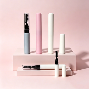 Contenants de gel à sourcils cosmétiques vides personnalisables de 10 g, blanc, bleu, rose, <span class=keywords><strong>tubes</strong></span> de mascara à sourcils mats à double extrémité - Product Image 1