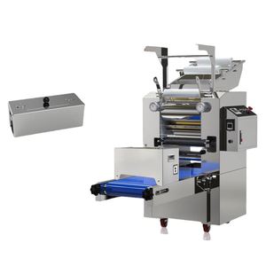 Machine à pâtes professionnelle électrique en acier inoxydable, laminoir à pâte automatique, machine à nouilles avec moteur intégré - Product Image 5