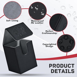 YY ที่ใส่การ์ดแม่เหล็กหนัง PU สำหรับเล่นเกมบนโต๊ะและนักสะสม - Product Image 5