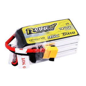 Batería LiPo TATTU R-Line 1050mAh 5100mAh 95C 120C 6S 22.2V para Dron de Carreras FPV - Product Image 5