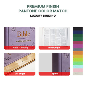 Bibbia in Spagnolo Reina Valera 1960, Copertina Morbida con Finitura Goffrata, Rilegatura in Pelle PU, Edizione da Collezione, Guida allo Studio Biblico - Product Image 2
