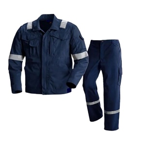 بدلة عمل عاكسة عالية الجودة للرجال مقاومة للهب للبناء والنفط والغاز والصناعة - Product Image 1