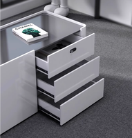 Mobilier de bureau créatif Design moderne Table de bureau PDG Patron Directeur général Bureau Patron Type l