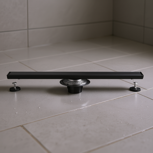 Desagüe de Ducha Lineal de 30 Pulgadas con Acabado Mate, Tapa Extraíble y Brida Incluida, Diseño Moderno y Minimalista para Ducha - Product Image 2