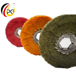 Rueda de algodón Sisal de compuestos de pulido de ahorro de pulidor más suave y flexible para corte de acero inoxidable - Product Image 4