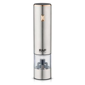 Macinapepe Elettrico <span class=keywords><strong>RAF</strong></span> R.7141 10W 70ml con Macina in Ceramica, Spessore Regolabile, Contenitore Trasparente, Facile Utilizzo, Macina Spezie da Cucina - Product Image 3