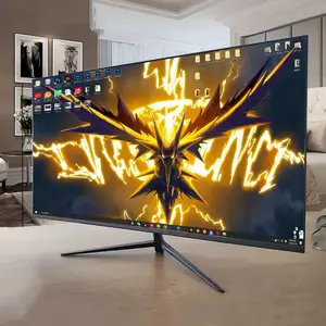 شاشة 27 32 34 بوصة بشاشة عرض Lcd للألعاب شاشة عرض Led منحنية للألعاب طراز Hz 4K