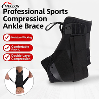 Attelle de cheville à compression réglable, sangle de maintien anti-entorse pour le sport, support de pied avec logo personnalisé