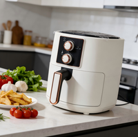 Friteuse à air électrique numérique 7L OEM personnalisée avec doublures en silicone, petite et grande capacité