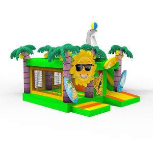 Casa de rebote inflable de animales de <span class=keywords><strong>playa</strong></span> y sol, gorila inflable para niños, fiesta, salto y Tobogán, Combo, <span class=keywords><strong>Castillo</strong></span> de salto <span class=keywords><strong>hinchable</strong></span> al aire libre - Product Image 3