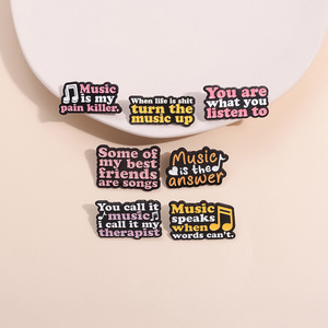 Broches en émail « La santé mentale compte » – Badges de revers sur le thème de l'anxiété sociale, broches amusantes avec proverbes – Vente en gros, idéal pour un cadeau - Product Image 5