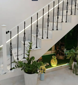 Barandillas de Hierro Forjado, Diseño Elegante, Barandas Metálicas Duraderas para Escaleras de Casas, Villas, Apartamentos y Cabañas - Product Image 5