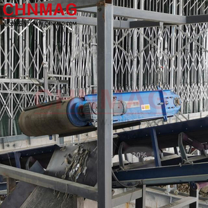 Over Belt <strong>Magnetic</strong> Separator - Ferrous Metal Iron Scrap Magnet Separator Removal Separation From Conveyor Material Stream - Product Image 4
