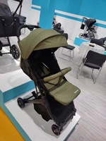 Poussette Bébé de Luxe Légère, Poussette Bébé Pliante Portable, Poussette Bébé Multifonctionnelle avec Siège Confortable